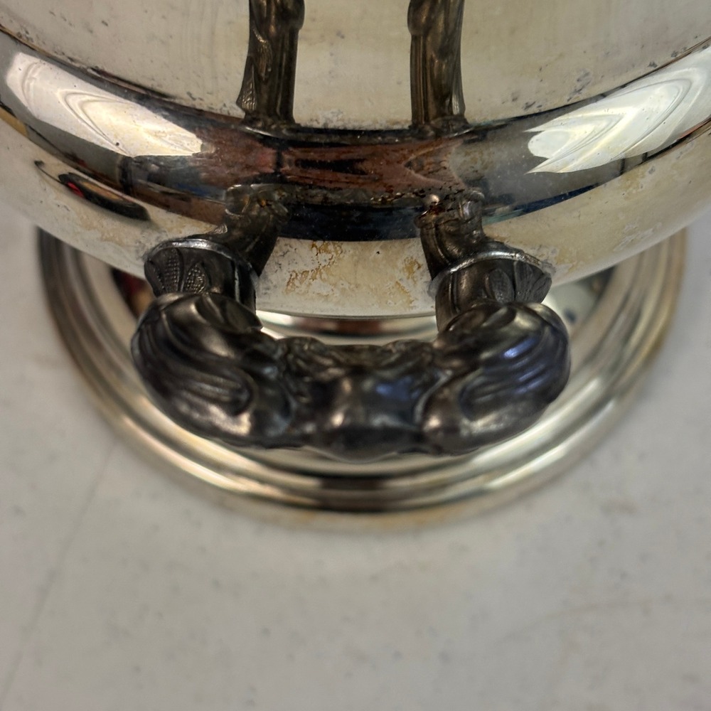 Vintage Wm A Rogers Silverplate Champagne Ice Bucket American Airlines 10" - Picture 7 of 13
